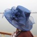 ES_ Lady Wide Brim Flower Sun Hat  Wedding Tea Party Church Travel Cap Clev  eb-13399195